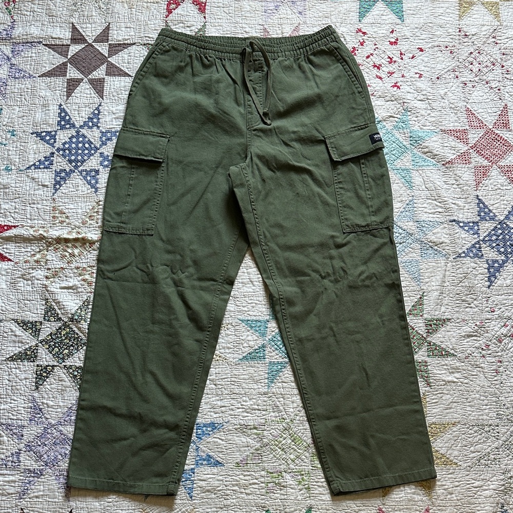 Vans Men’s Green Range Elastic Cargo Pants